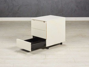 Тумба металлическая Steelcase, цвет белый