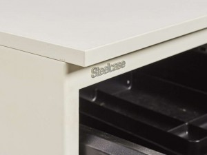 Тумба металлическая Steelcase, цвет белый